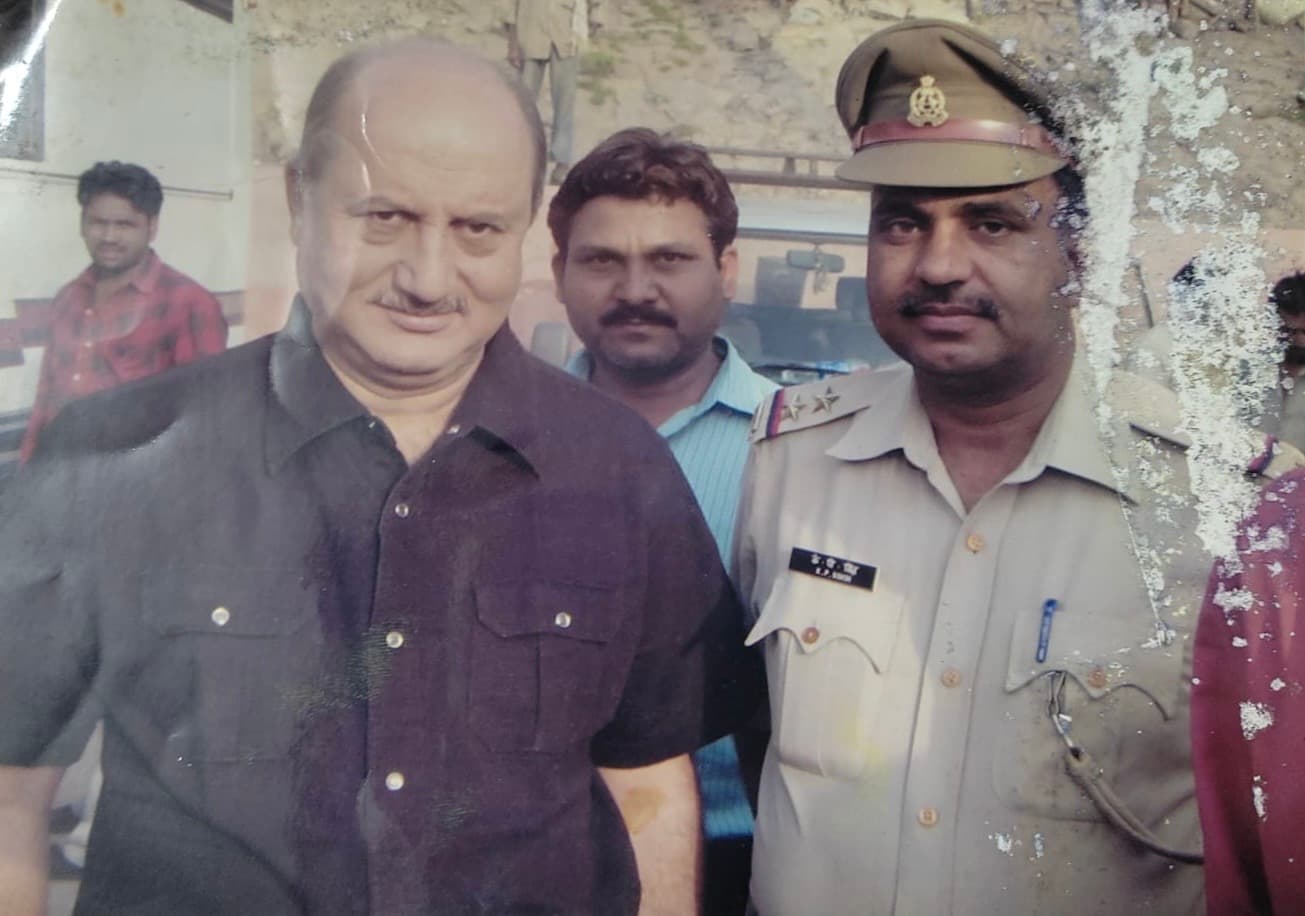 Anupam Kher at Hotel Vasant from the family archive